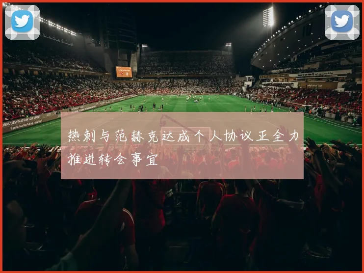 热刺与范赫克达成个人协议正全力推进转会事宜